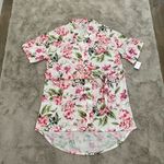 Show Me Your Mumu Women  White Pink Floral Kimono Cover up Short Sleeve Size O/S‎ Photo 1
