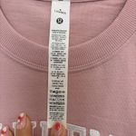 Lululemon  Relaxed-Fit Cotton Jersey T-Shirt *Graphic Pink Haze Size 4 Photo 4