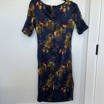 St. John Modern Silk Floral Stretch Dress - Size 2 Photo 6