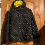 Burton Lush Black Multi Squares Snowboard Ski Jacket $249.95 EUC Wmn’s S Photo 2