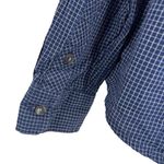 Scotch & Soda Maison Scotch Blue Long Sleeve Checked Pattern Dress Shirt Women Size 4 Photo 3