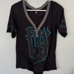 Fox Racing  The Original Riders Company V-Neck Henley Top Women's Size Large Photo 0