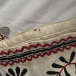 Free People Emmie White Cotton Crossbody Bag with Chain Strap Photo 9