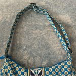 Vera Bradley  Riviera Blue Adjustable Strap On The Go Crossbody Purse Bag Photo 2