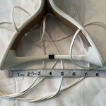 NWT White Strappy Sandals no size on sandals see size chart and measurements Photo 7