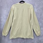 Bon Worth Tan Brown Safari Embroidered Long Sleeve Button Sweater XS Photo 1