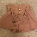 LA Hearts Brown Paperbag Shorts Photo 0