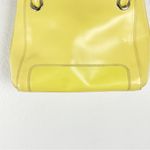 wilson's leather WILSON LEATHER Yellow Genuine Leather Double Straps Zip Closure Shoulder Bag Photo 7