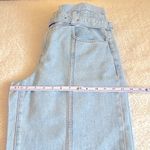 Madewell  Belted Wide-Leg Baggy Jeans Light Wash Size 31 NWT‎ Photo 3