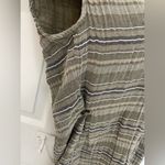 prAna  Button Down Army Green and Tan Shirt Dress Women’s Size Large Photo 5