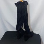 Marc Fisher WO SIZE 10 KNEE HIGH BLACK SUEDE LEATHER BOOTS INNER 1/2 zipper GUC Photo 7