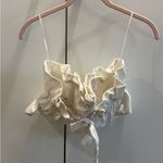 Selfie Leslie Thea ruffle linen bandeau, size M Photo 4