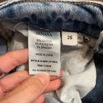 Zenana Outfitters  High Rise Blue Distressed Skinny Jeans Photo 2