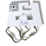 Urban Outfitters  Eos Square Hoop Earrings in Silver NWT Photo 4