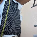 Diane Von Furstenberg DVF  Joylyn Embellished Sequin Shift Dress Black/Silver Siz Photo 6