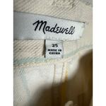 Madewell  Emmett Wide-Leg Cream Yellow Striped Coastal Crop Pants Size 25 Photo 10