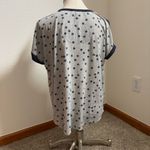 Lucky Brand  Stars Print Gray‎ Blue Cap Sleeve Pajama Top T-Shirt Women’s XL Photo 4