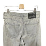Veronica Beard Blake High Waist Straight Leg Jeans Winter Grey Size 30 Photo 7