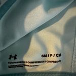 Under Armour Under Armour Blue Racerback Sports Bra Moisture-Wicking Photo 2