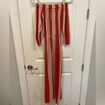 Faithfull the Brand  Striped Off the Shoulder Button Maxi Dress Photo 4