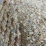 Vintage Gemelli Sweater Neutral Colors Faux Leather Textured Knit‎ Women Retro Tan Photo 7