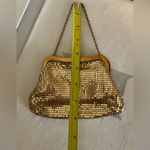 Vintage Whiting & Davis Metallic Gold Mesh Evening Bag Clutch Coin Purse USA Photo 8