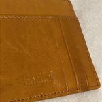 Eacilei I.D. card holder Caramel Tan slim leather unisex work badge wallet New Photo 4