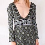 Torn By Ronny Kobo Ronny Kobo Oriana elephant jacquard knit mini dress size XS extra small Photo 2