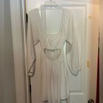 l*space L* White Mini Longsleeve Dress Photo 5