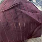 Chelsea28  burgundy Color
Stripe Wrap Blouse Size XS Photo 4