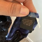 Viscose Gothic Boho Velvet Waist Belt with Long Fringe RaveCostume Festival S/M Blue Photo 5