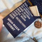 Madewell  | 9" High Riser Skinny Skinny Dark Blue Jeans Size 26 High Waisted Slim Photo 6