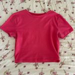 Wild Fable Small hot pink  cropped basic tee shirt Photo 0