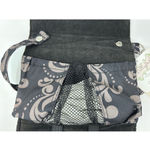 Demdaco Lilly Bit Damask Diaper Shoulder Bag Wristlet/Clutch Cross Body‎ Brown Photo 9