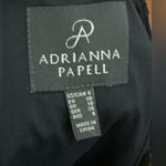 Adrianna Papell - Navy Cocktail Dress with Green Stone Collar size 6 Photo 6