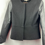 Kenar Women’s  Wool and Leather Contrast Jacket Size Small Photo 0