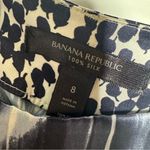 Banana Republic  Blue Print 100% Silk Belay Ultra Wide Leg Pants Size 8 Photo 8