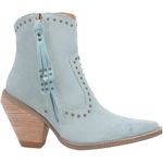Dingo  Womens Classy N' Sassy Snip Toe Leather Ankle Boots, Size 9 Denim Blue NWT Photo 9