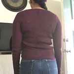 H&M Glitter cardigan, v neck cardigan, purple cardigan, zip up cardigan Photo 4