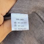 VIVID LINEN SLEEVELESS COWL NECK LONG DRESS XS Gray Photo 5