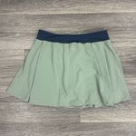 Beyond Yoga  Skort Sage and Navy Pleated Skirt Small Photo 1