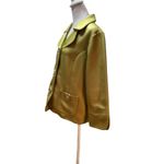 Joseph A . Avocado Green Button Front 3/4 Sleeve Women's Blazer / Jacket Size 12 Photo 4