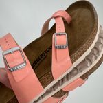 Birkenstock  Mayari Coral Peach Leather Sandals NWT Photo 7