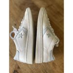 Converse One Star Leather White Sneakers Light Blue Trim Women’s Size US 6 Photo 6