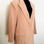 Camila Coelho Morena Blazer in Nude Toffee Size Medium NWOT! Photo 4