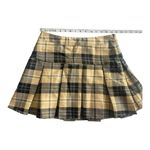 Hesperus  Young Contemporary Plaid Print Pleated 100%‎ Polyester Skirt Size 12 Photo 3