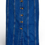 Pilcro  Blue Denim Modest Jean Skirt Womens 6 Coastal Cowgirl Western Casual Fall Photo 0