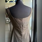 J.Crew Vintage Y2K  brown silk holiday sleeveless dress, size 12 Photo 6