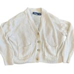 Polo by Ralph Lauren Linen Long Sleeve Cardigan in White, Size M White Size M Photo 3