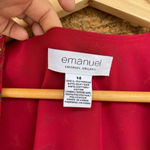 emanuel ungaro silk dress sz 14 Red Photo 3